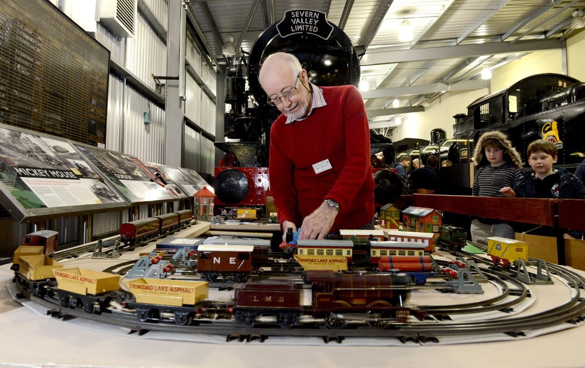 Mike Tomkins from Wolverhampton with his layout