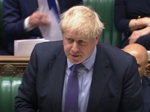 Prime Minister Boris Johnson speaking in the House of Commons, London during the debate for the European Union (Withdrawal Agreement) Bill: Second Reading