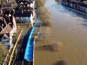Flooding hit residents near the River Severn at Bewdley 