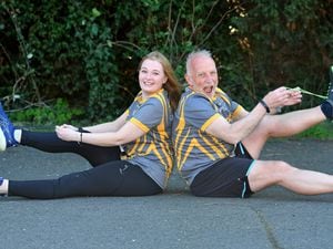 Ellie Rogers and dad Andrew will be running the London Marathon to raise money for Compton Care