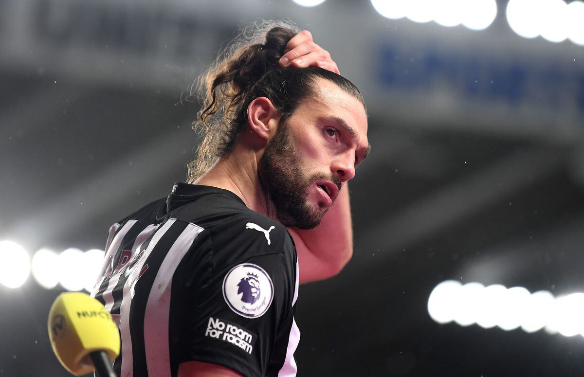 Newcastle United's Andy Carroll. 