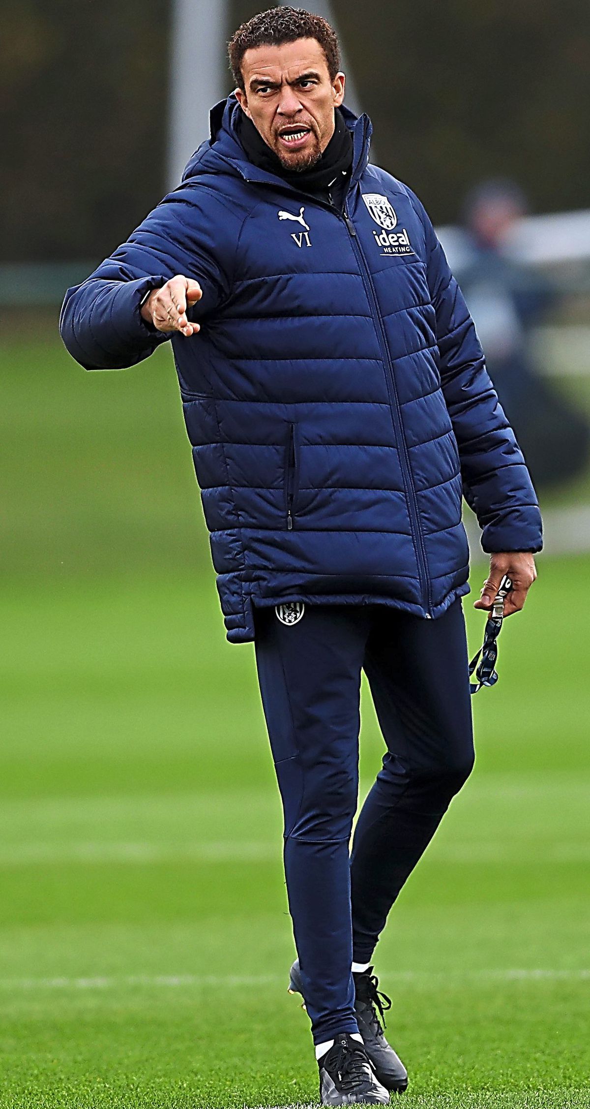 WALSALL, ENGLAND - DECEMBER 15: Valerien Ismael Head Coach / Manager of West Bromwich Albion at West Bromwich Albion Training Ground on December 15, 2021 in Walsall, England. (Photo by Adam Fradgley/West Bromwich Albion FC via Getty Images).