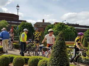 Dozens ride out in memory of road race anniversary and cycle champion Percy Stallard
