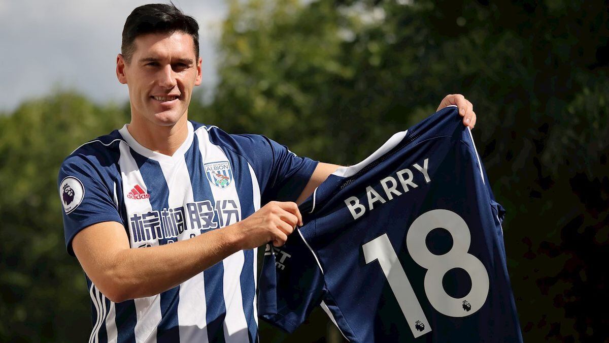 Gareth Barry is now an Albion player. (AMA)