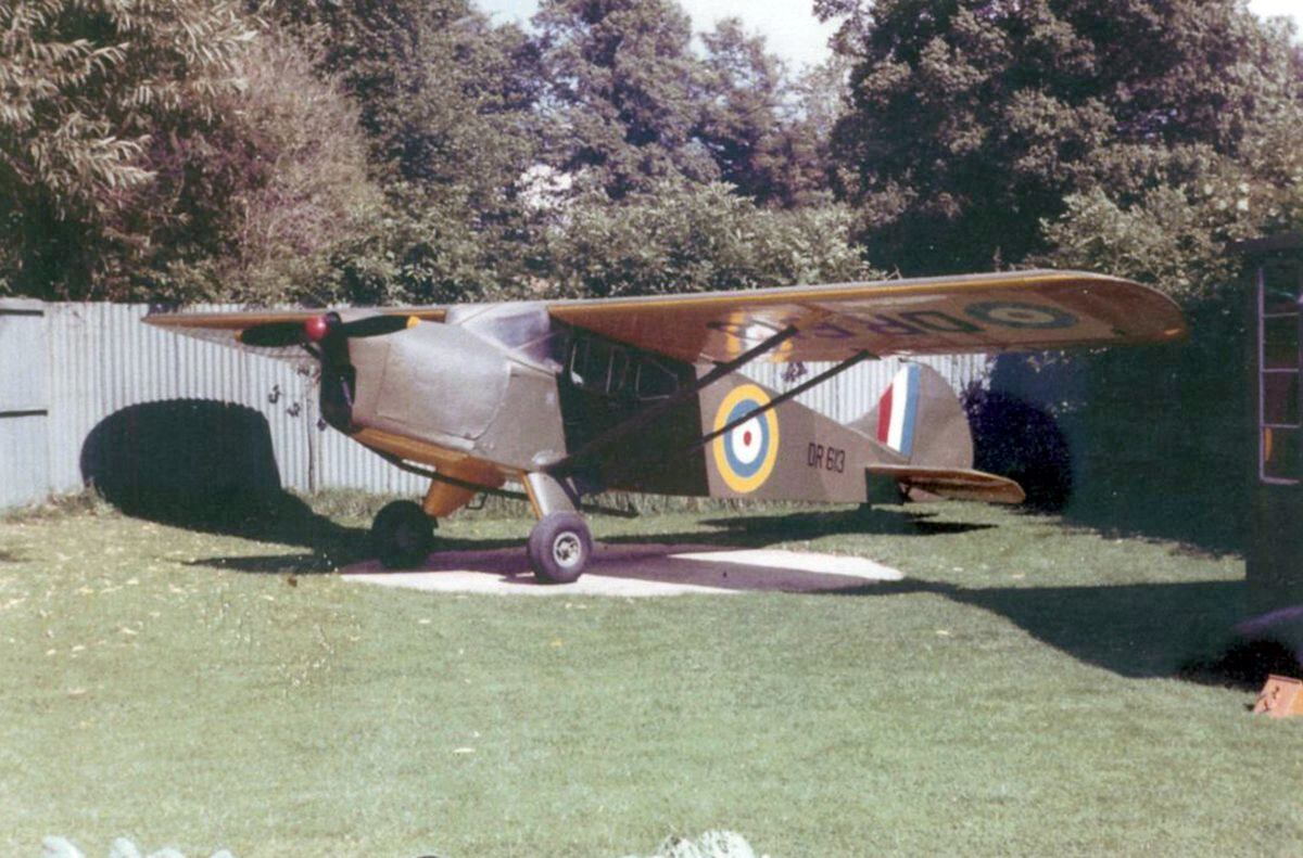 Before restoration, and painted in its wartime colours.