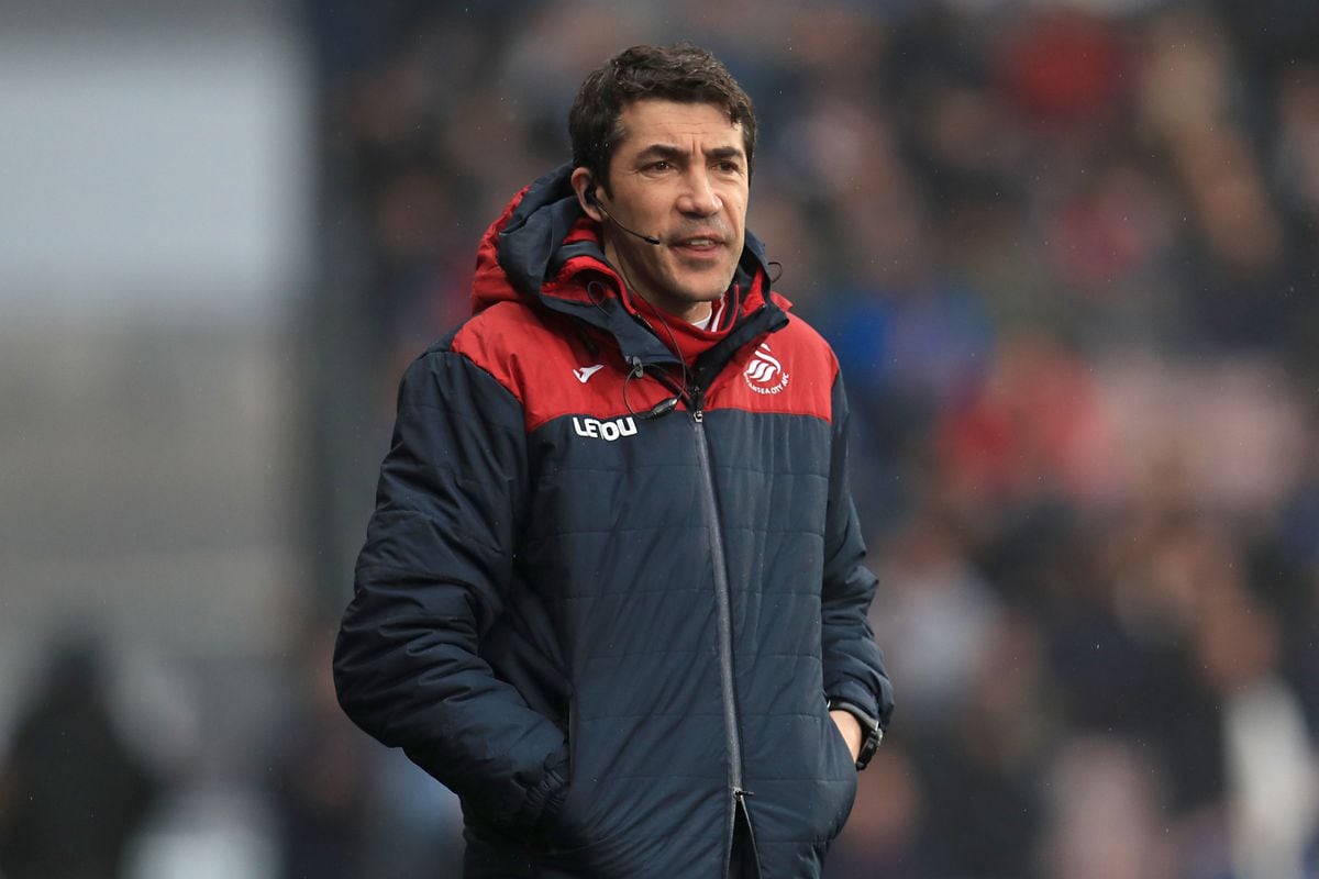 Bruno Lage during his spell at Swansea (PA)