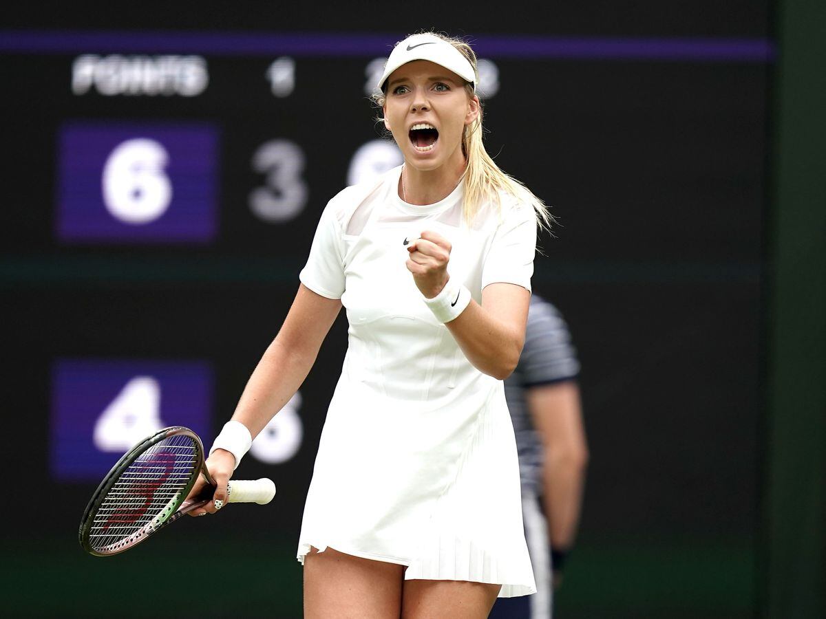 Katie Boulter pulled off a huge victory on Centre Court