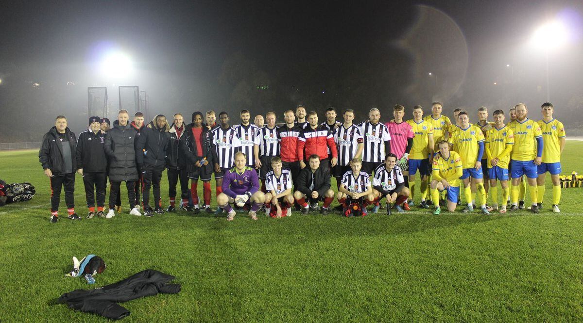 Tipton lost 3-0 to Halesowen on the night, which also celebrated 50 years at the Sports Academy 