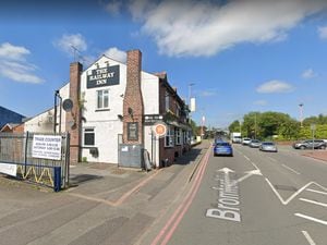 The man was robbed outside the Railway Inn in Oldbury. Photo: Google Street Map