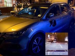 The cloned Nissan Qashqai was stolen from Coventry. Photo: WMP Traffic