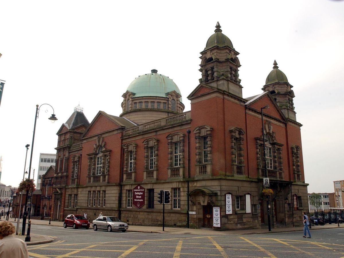 Wolverhampton's famous Darlington Street Methodist Church, pictured here in 2003