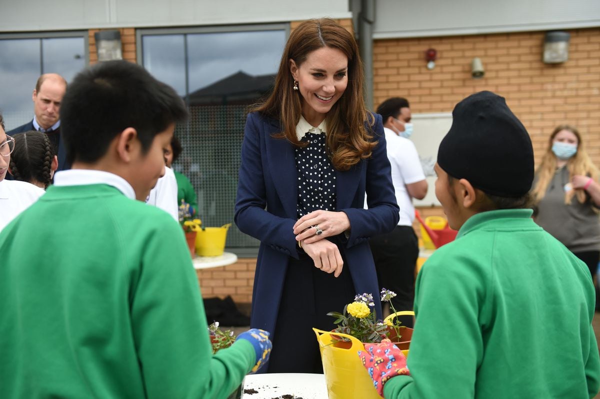 The Duchess of Cambridge at The Way Youth Zone 