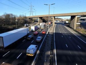 File photo of the M6 at Great Barr