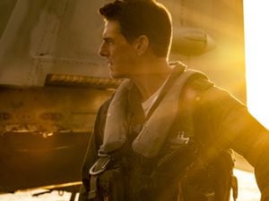 Tom Cruise as Captain Pete 'Maverick' Mitchell in Top Gun: Maverick