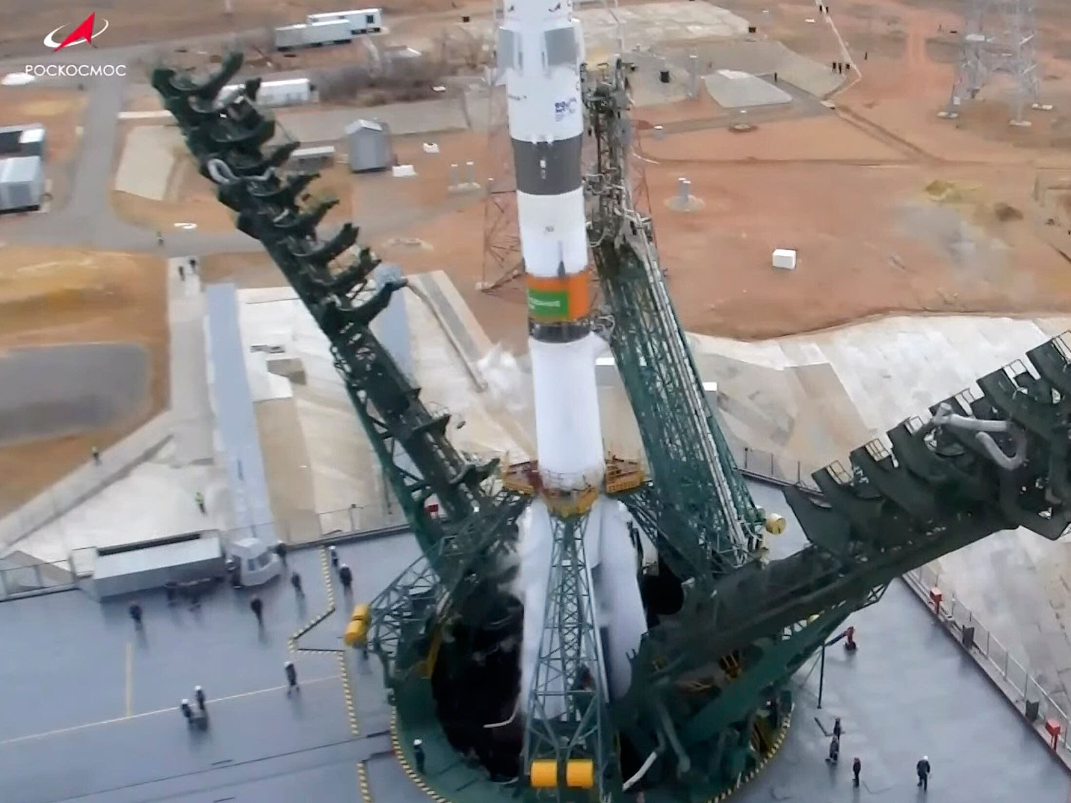 Russian Soyuz rocket blasts off for International Space Station
