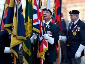 Remembrance Day service in Wolverhampton