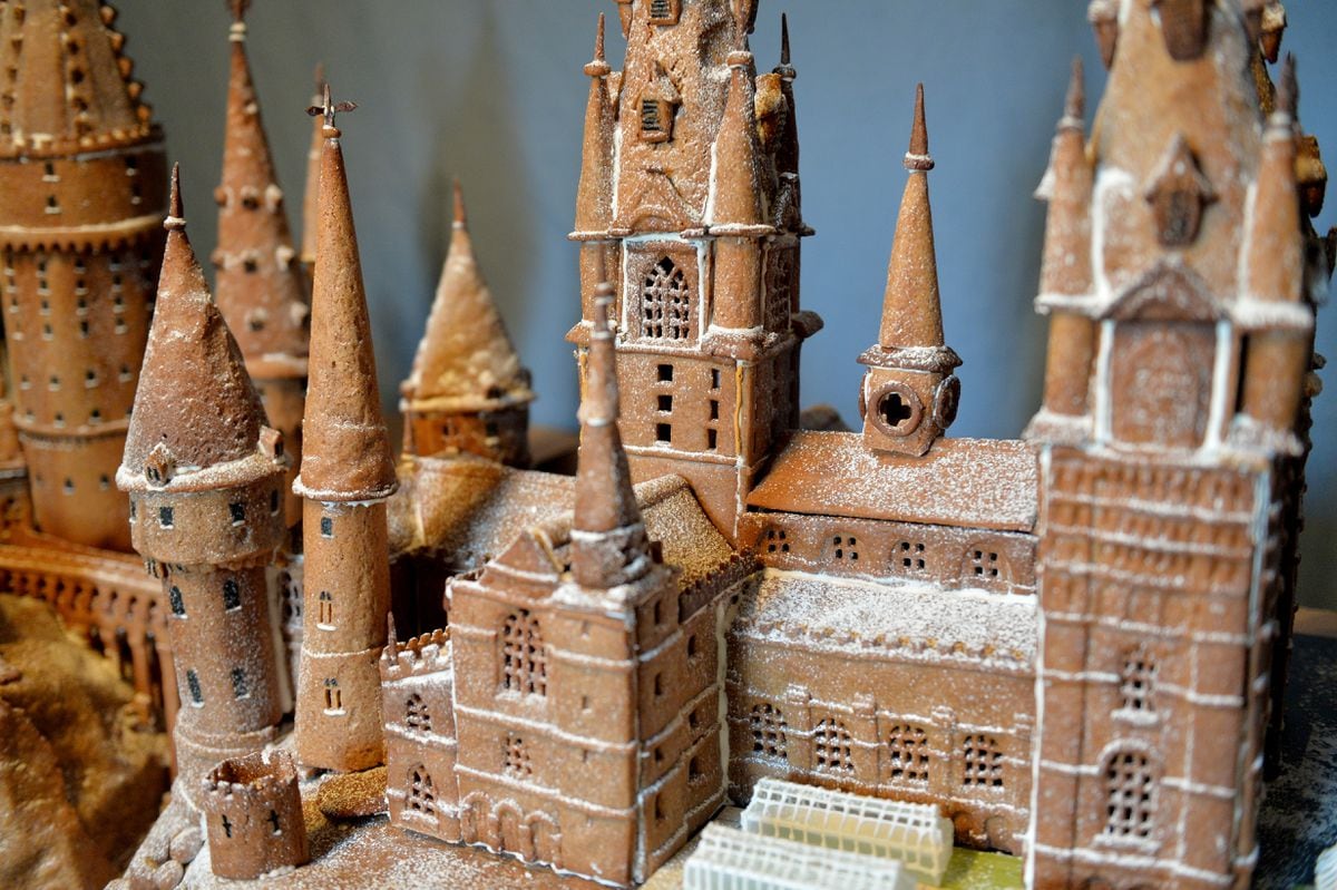 It is made entirely out of gingerbread