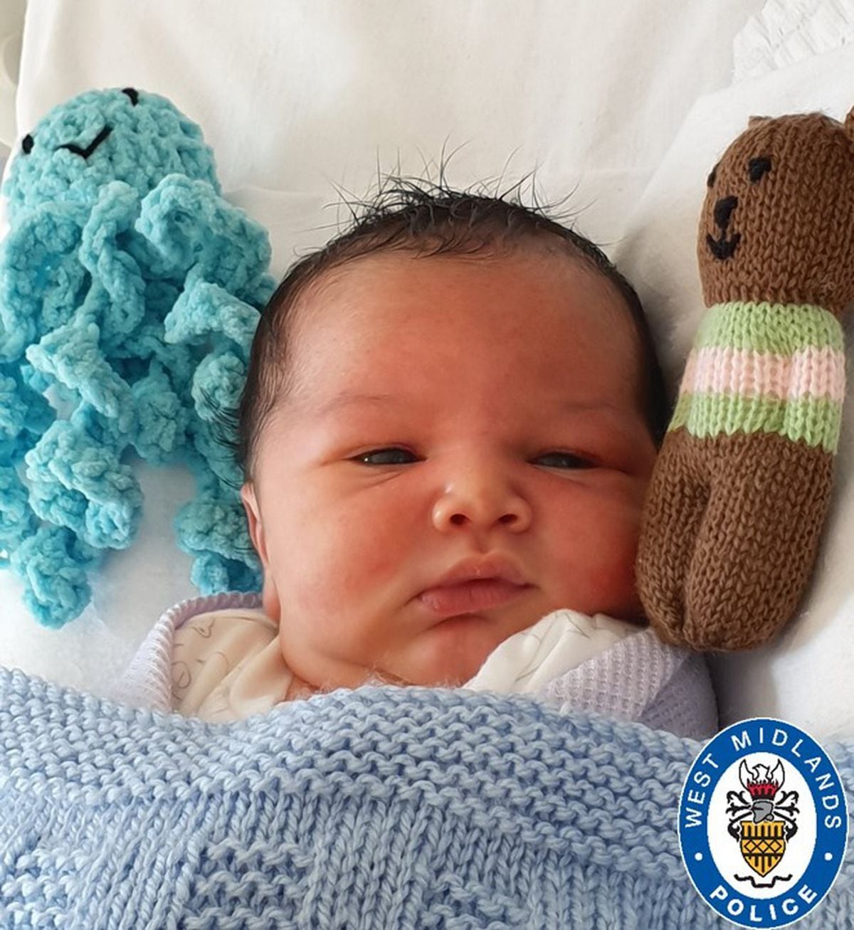 Police believe George was only hours old when he was found