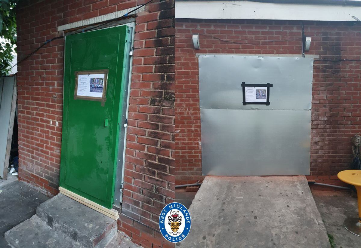 The club has been shut down and faces demolition. Photo: West Midlands Police