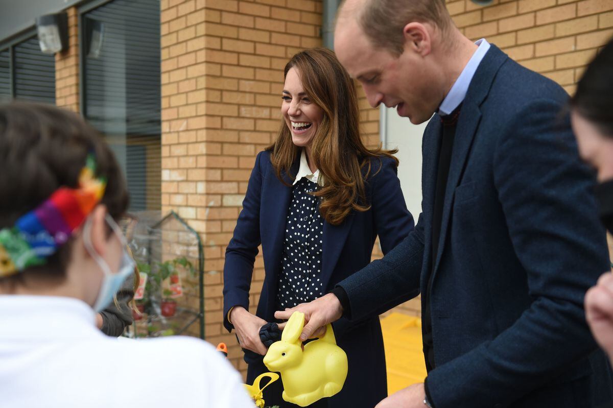 The Duke and Duchess of Cambridge at The Way Youth Zone 