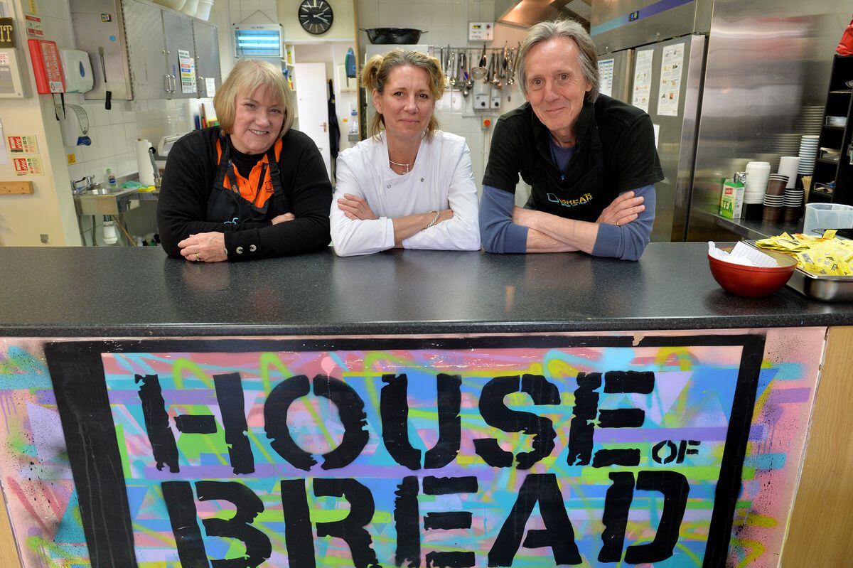 Jane Webb, Victoria Thomson and Will Morris work to help people struggling to pay bills and have a hot meal