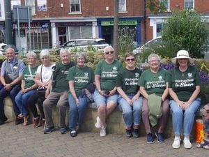 Some of the volunteers at the Wednesfield in Bloom festival. Photo: Wednesfield in Bloom