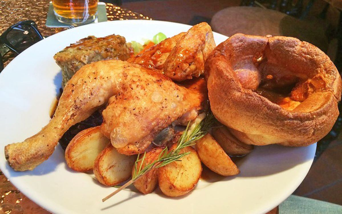 Let’s do lunch – what’s more British than a Sunday roast? And this one is a champion 
