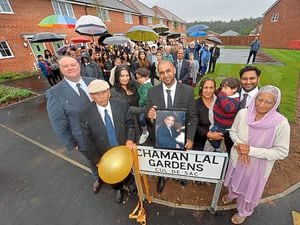 Family, friends and patients attended the naming ceremony in Bilston to honour the much-admired Dr Chaman Lal