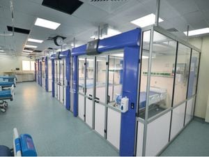 The pods at Walsall Manor Hospital