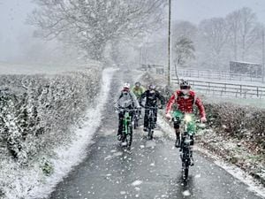 A snowy challenge earlier in the year