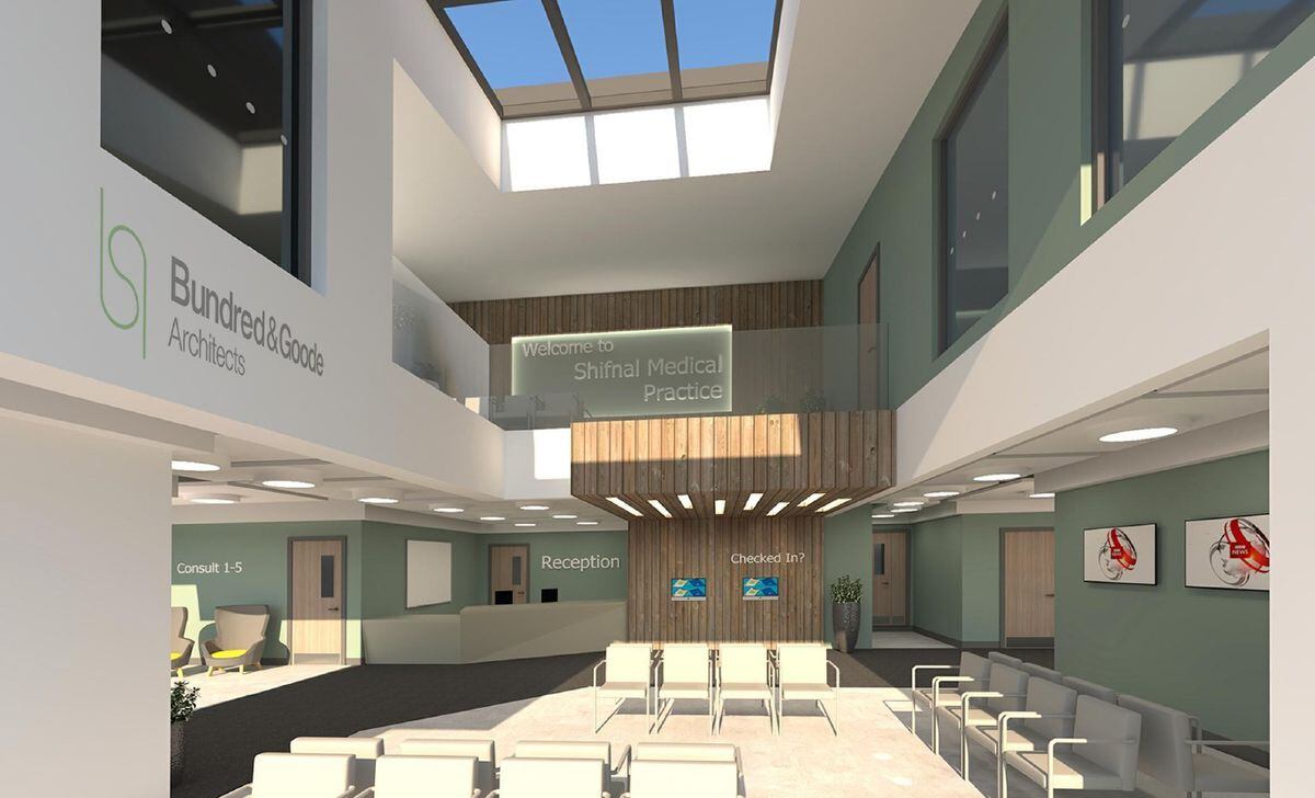 An impression of what the new Shifnal and Priorslee Medical Practice. Photo: Bundred and Goode