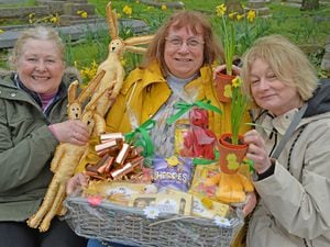 Pictured from left, Wendy Manton, Joan Wright and Caroline Green