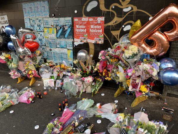 Tributes have been left in Walsall town centre after Bailey Atkinson was killed