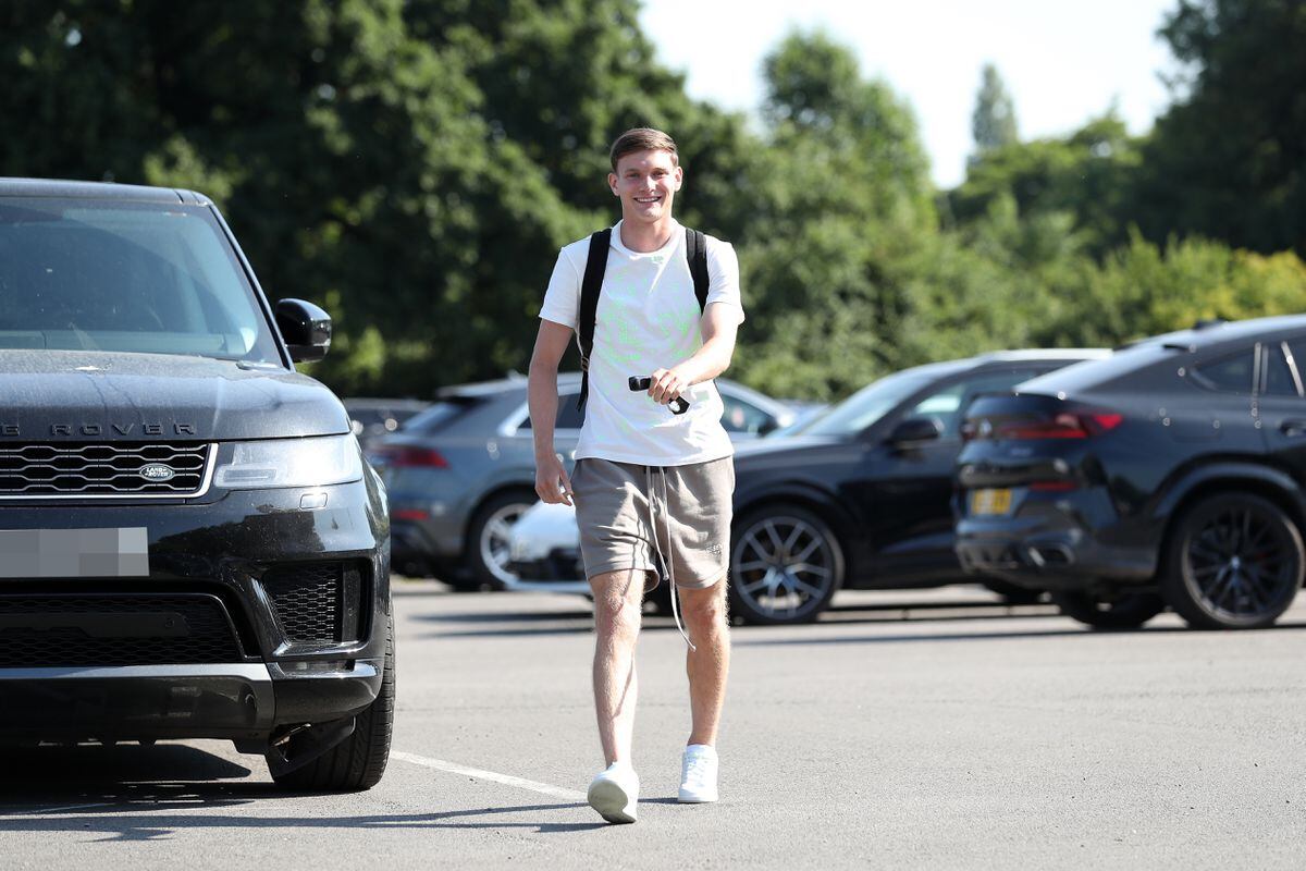 Taylor Gardner-Hickman of West Bromwich Albion at West Bromwich Albion Training Ground on June 23, 2022 in Walsall, England. (Photo by Adam Fradgley/West Bromwich Albion FC via Getty Images).