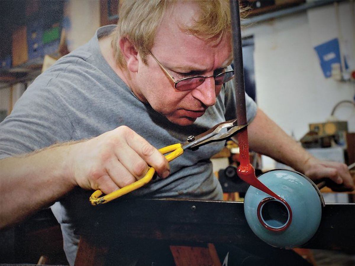 There will be an introduction to glassblowing with Martin Andrews.  Photo: International Glass Festival