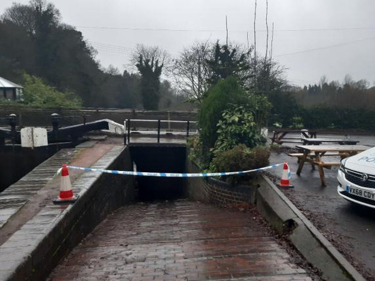 The body was pulled out of the canal near Wolverley Lock. Photo: North Worcestershire Police