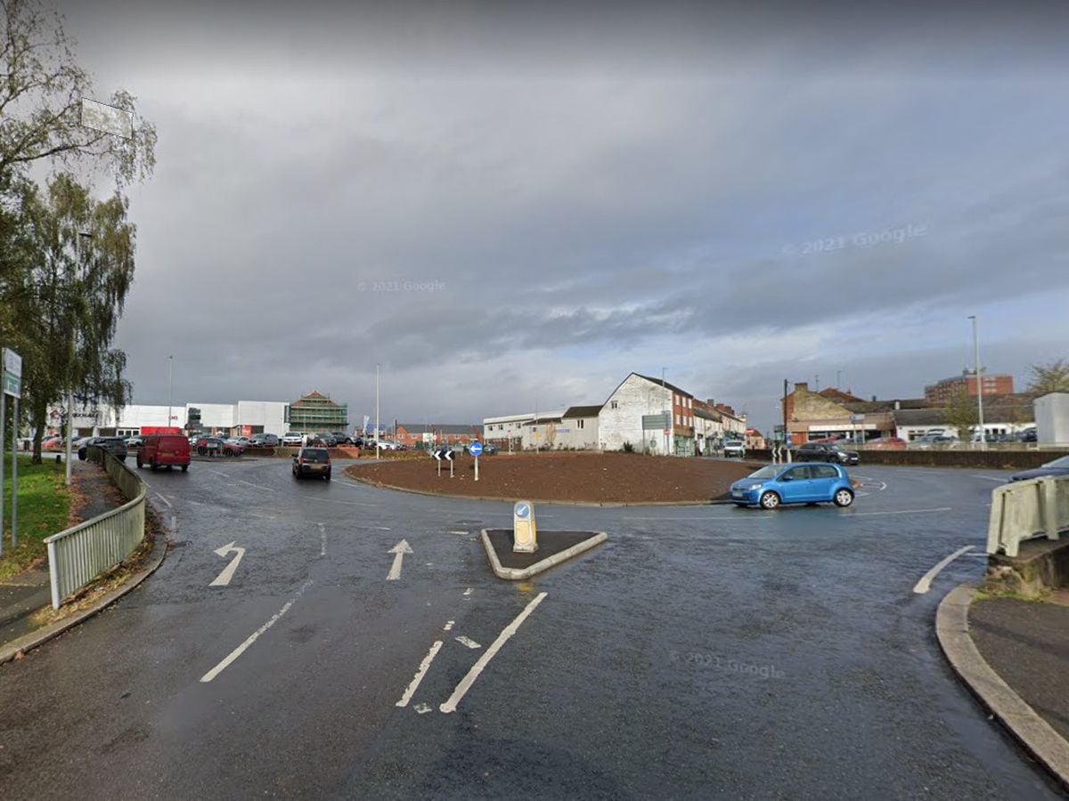 The RTC occured at the junction of Blackwell Street and St George’s Ringway in Kidderminster. Photo: Google