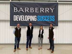 Barberry's team (from left) Jon Mott, Jon Robinson, Emilie Meddings and Henry Bellfield