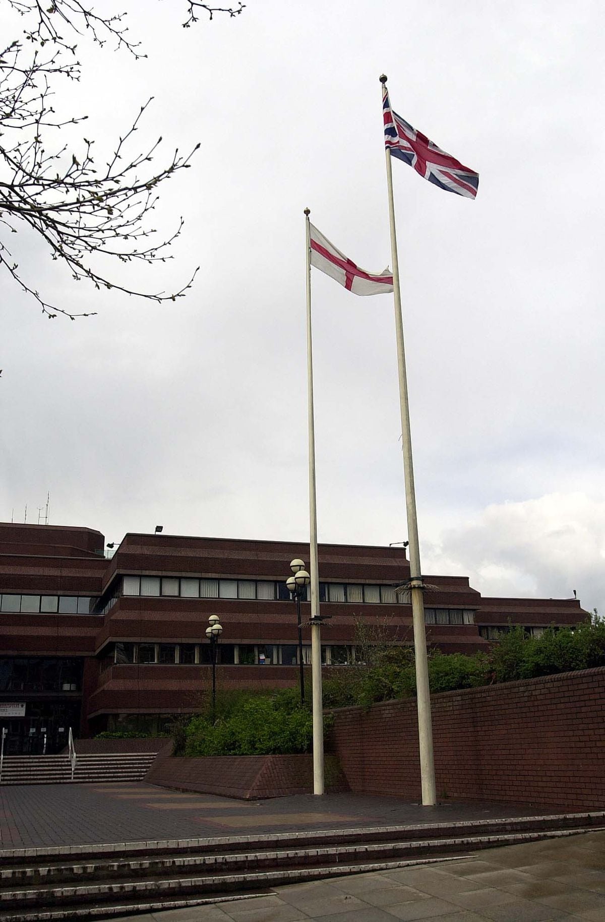 The Union Flag and the St George's flag have been flown outside the Civic Centre in the past