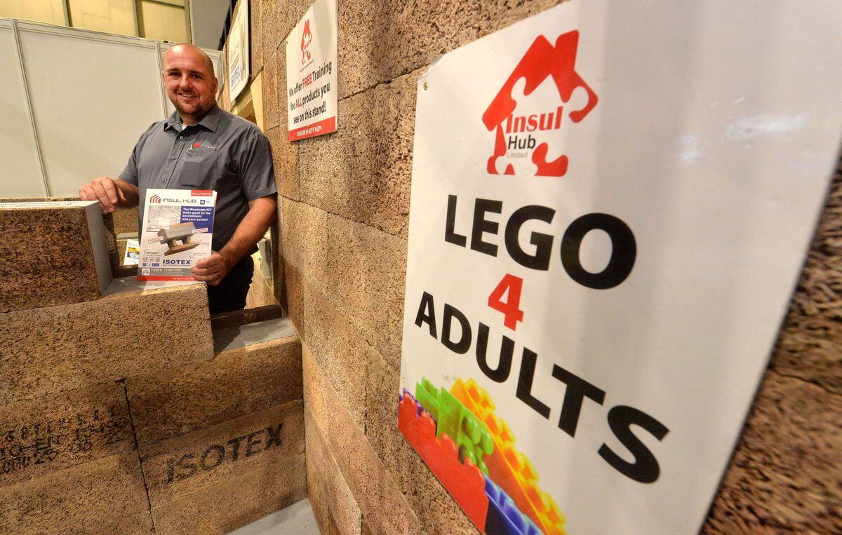 Jamie Anderson from Insul Hub with his 'Lego for adults'