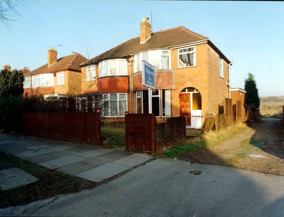The property in Turnberry Road, Great Barr, where Stephanie was kidnapped
