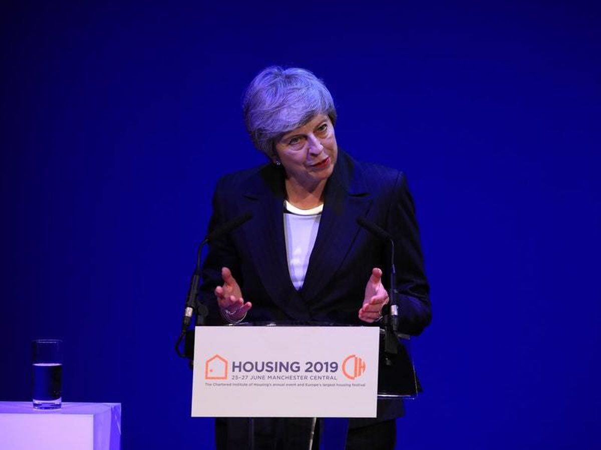 Prime Minister Theresa May speaks at the Chartered Institute of Housing Conference at the Exchange Auditorium in Manchester