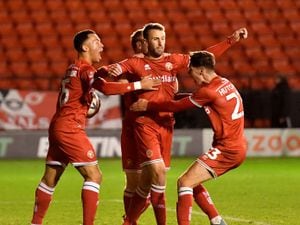 Andy Williams netted for Walsall in the FA Cup win