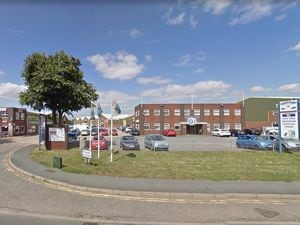 The fire broke out at a business premises on Riverside Industrial Estate in Tamworth. Photo: Google