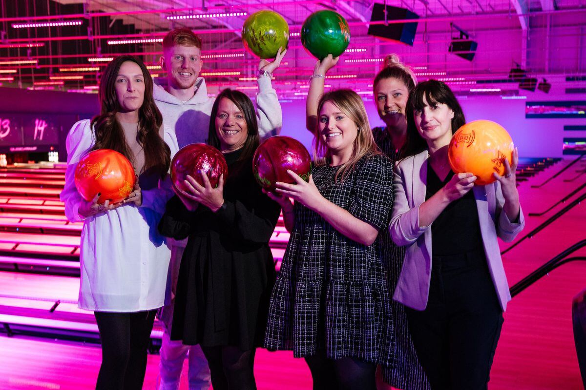 Staff from Tenpin, where £3 million has been spent on the new venue