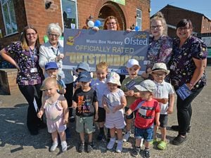 The Music Box nursery in Wednesbury has been rated outstanding in four areas in latest OFSTED. 