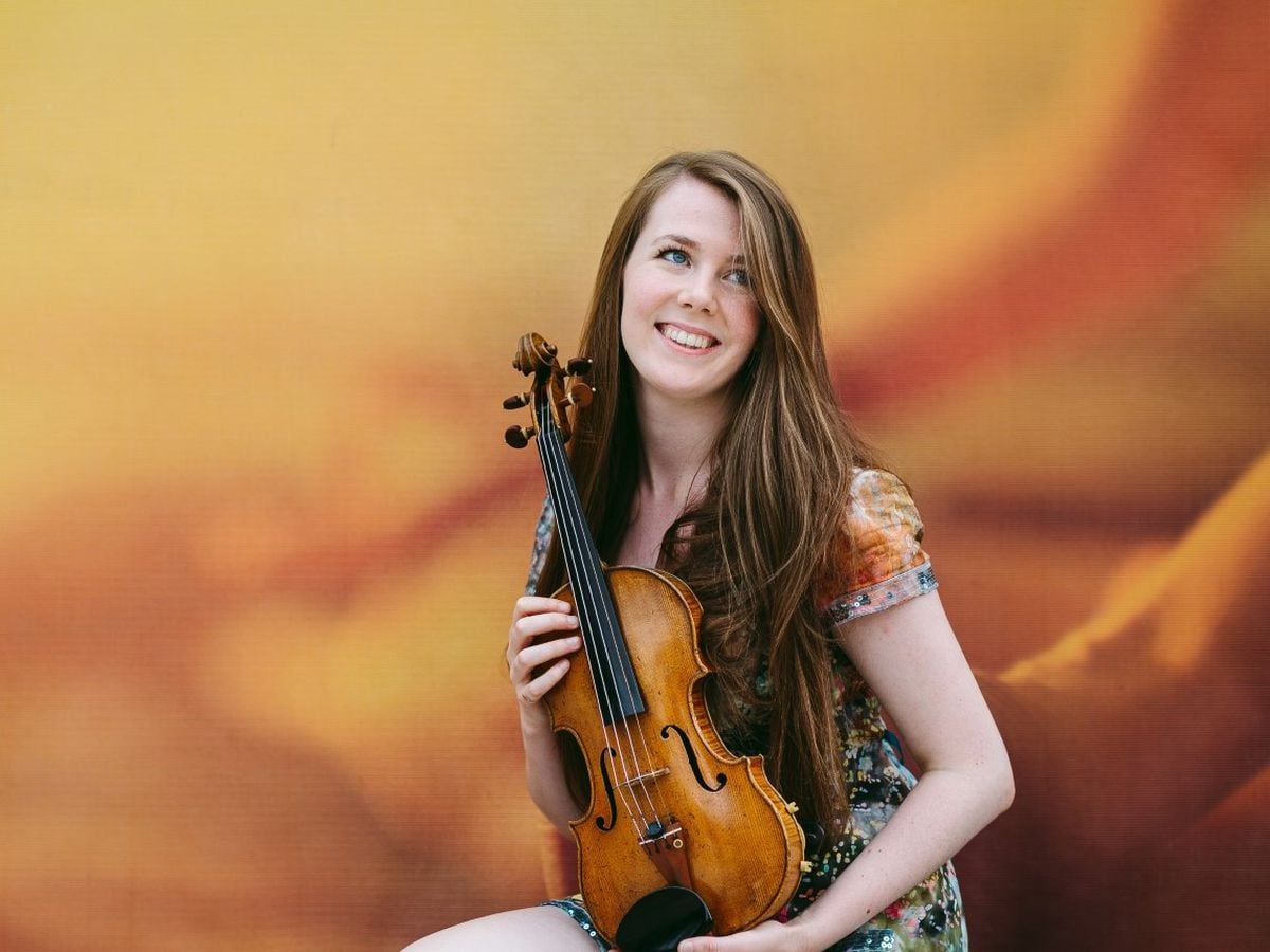 Violinist Eleanor Corr - thrilling performance at the Lichfield Festival