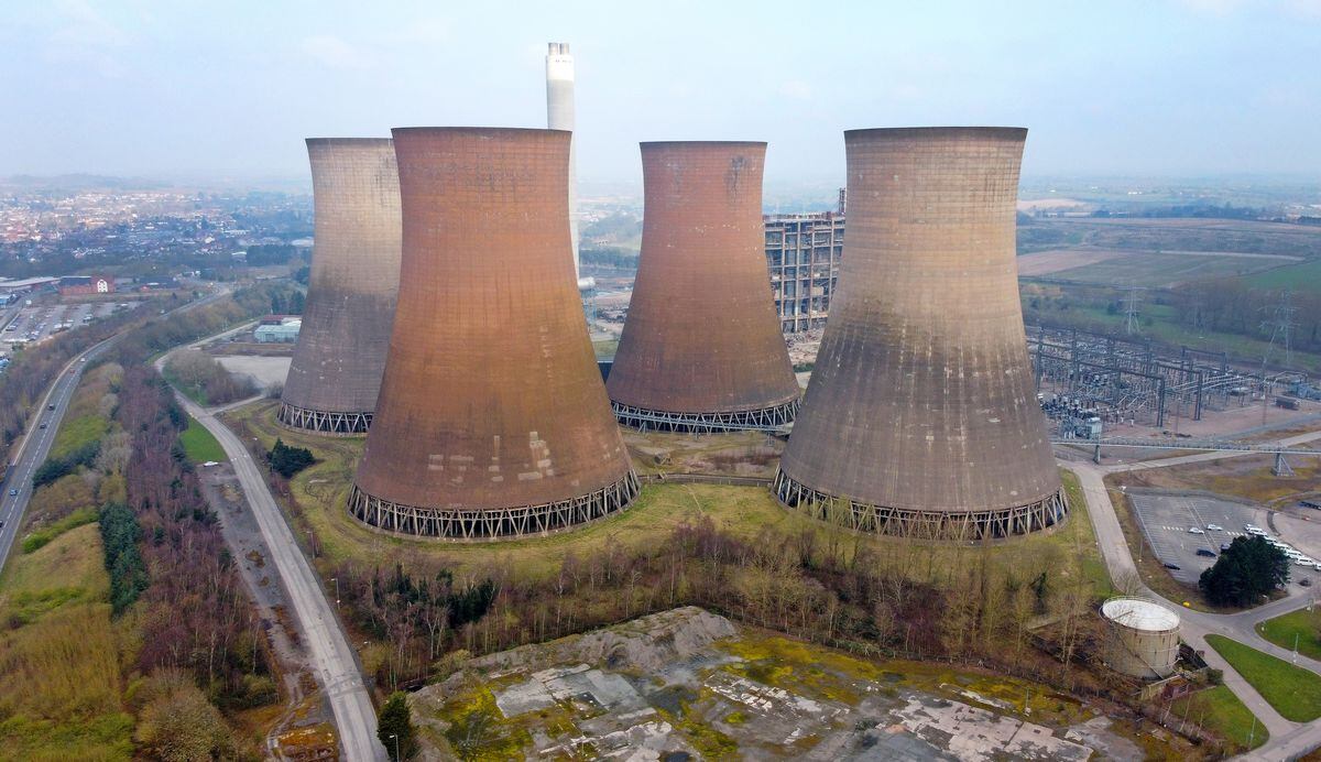 Rugeley Power Station, which is due to be demolished to make way for housing