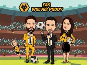 Wolves poddy with Nathan Judah, Joe Edwards and Rosie Swarbrick 