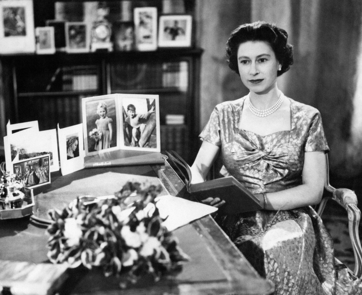 The Queen's first Christmas message to be televised was in 1957
